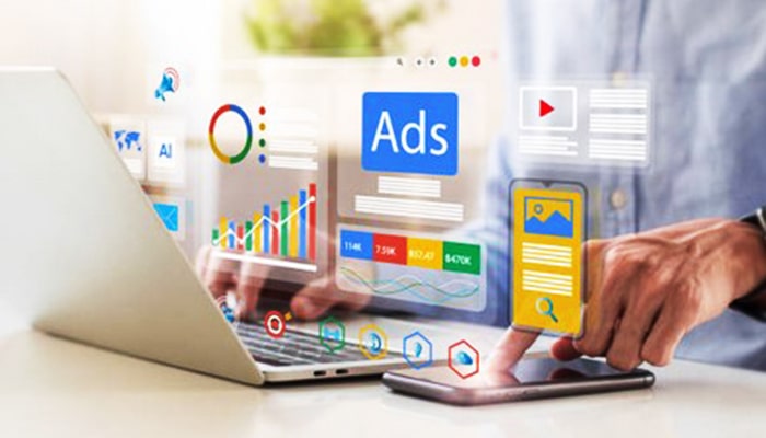 SEM PPC digital marketing concept